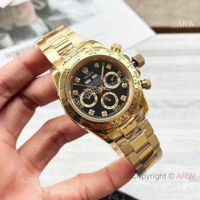  High Quality Replica Rolex Cosmograph Daytona Different Colors Strap Different Colors Face Dial High-composite Carbon Fiber Bezel Fashion Watch 40*12.4mm